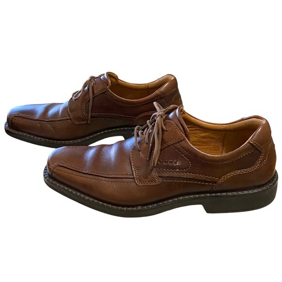 Ecco Mens Derby Dress‎ Shoe Size 10 Academia Comfort Career Business Office Wear main image 5